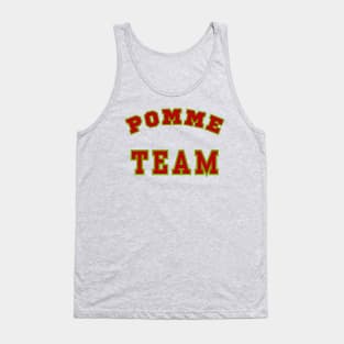 Pomme Team. Support Your Local Apples and Pommes! Tank Top